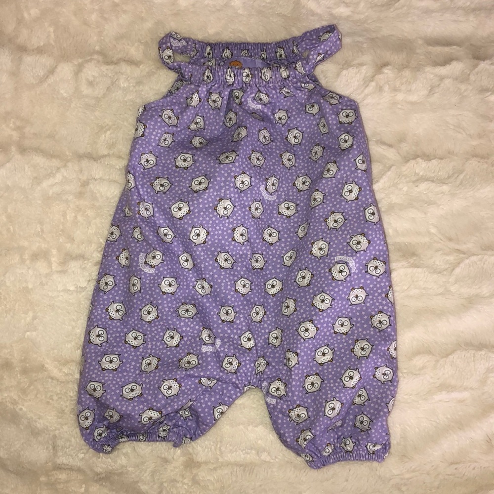 OWL romper 6/9 months